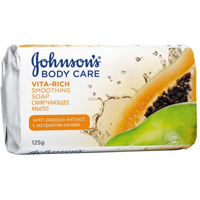 Мило Johnson Body Care Vita Rich Пом’якшуюче з екстрактом папайї 125 г фото