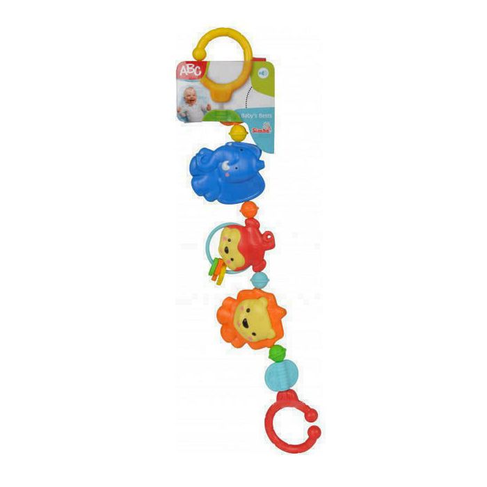 Брязкальце-ланцюжок Simba Toys на колиску Веселі тварини 3+ в аптеці