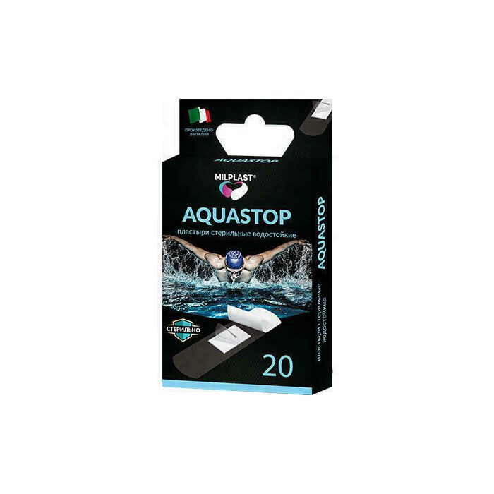 Пластири Aquastop стерильні водостійкі Набір 20 шт - 7х2 см недорого