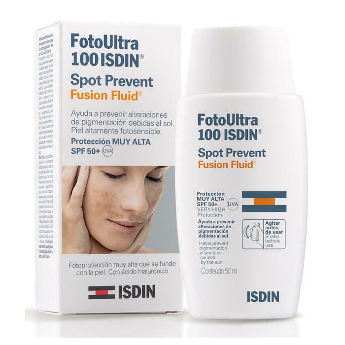 Флюїд сонцезахисний ISDIN Spot Prevent проти пігментних плям SPF50 50 мл в аптеці