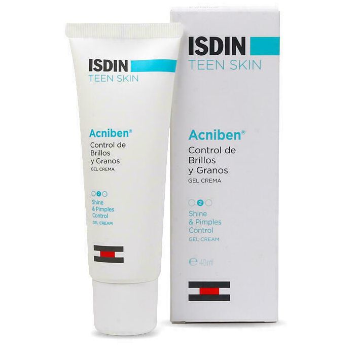 Гель-крем ISDIN Teen Skin Acniben для проблемної схильної до акне шкіри обличчя 40 мл купити