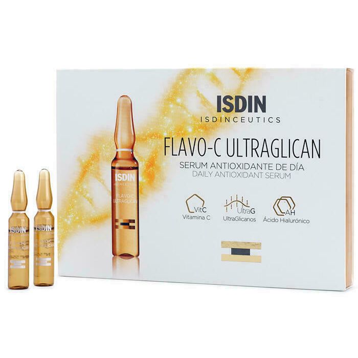 Сироватка ISDIN Flavo-C Ultraglican денна захист шкіри обличчя від UF-променів 30*2 мл в інтернет-аптеці