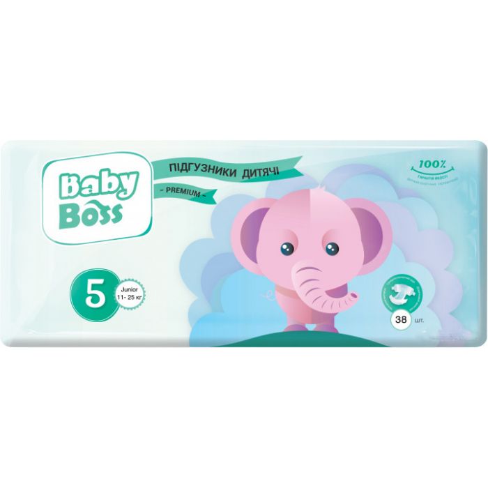 Підгузки дитячі  Baby Boss Junior 5 (11-25 кг) фото