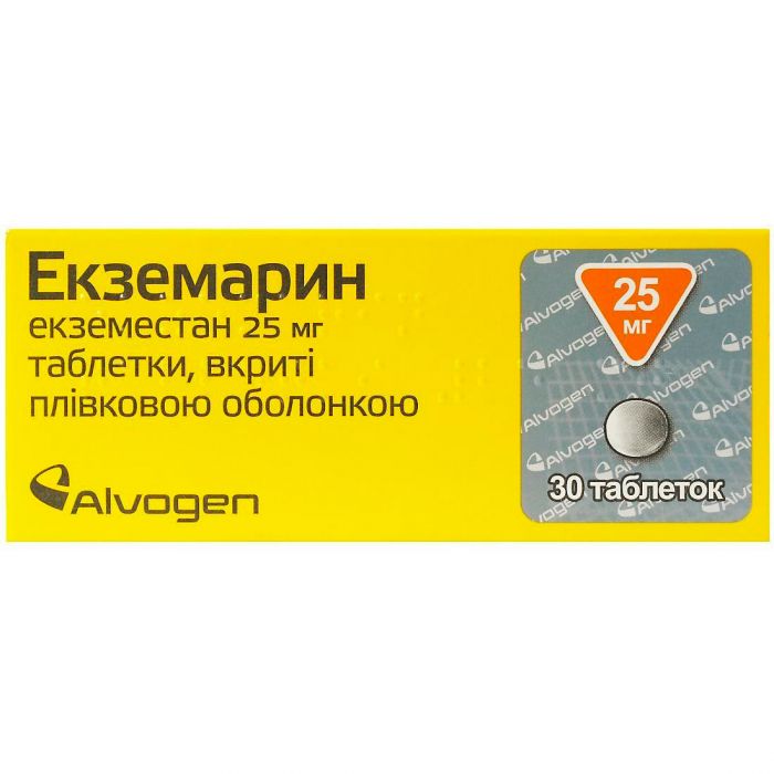 Екземарин 25 мг таблетки №30 в інтернет-аптеці