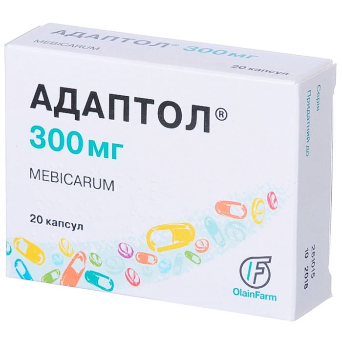 Адаптол 300 мг капсули №20 ADD