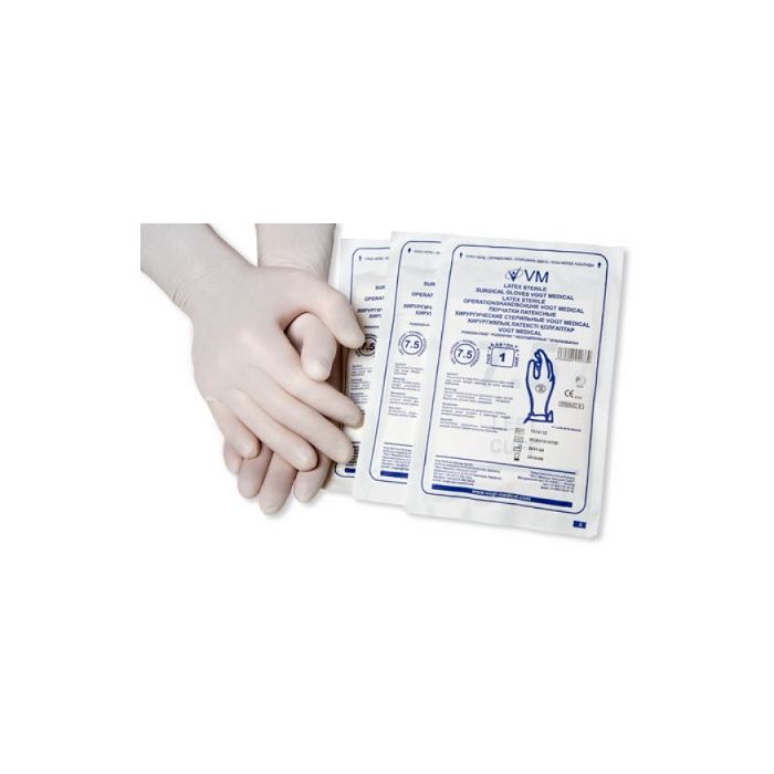 Перчатки Vogt Medical хирургические латексные припудренные стерильные пара (р.8) в интернет-аптеке