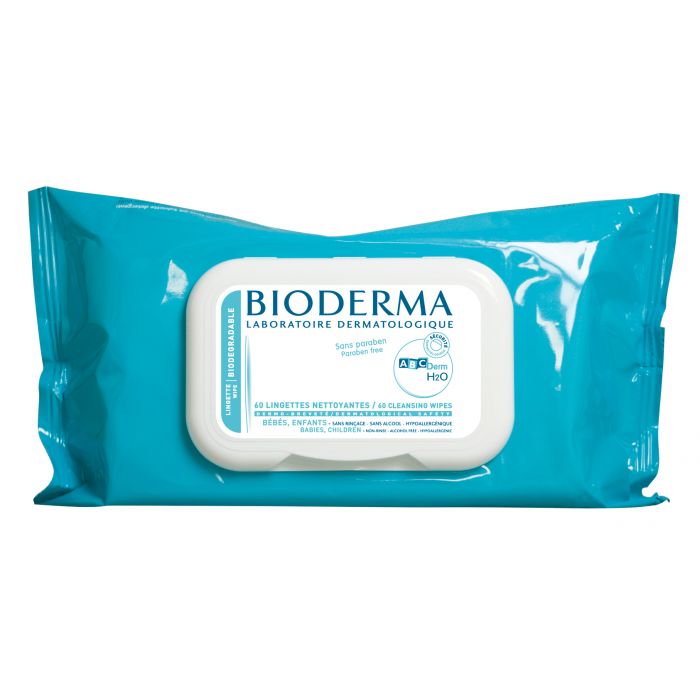 Серветки Bioderma АВСDerm  очищуючі для дітей 60 шт ціна