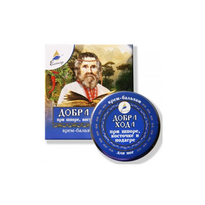 Бальзам Добра хода при шпорі, кісточці та подагрі 10 г в інтернет-аптеці