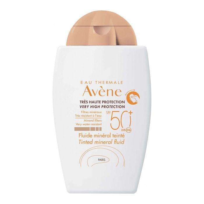 Флюїд Avene сонцезахисний тональний SPF50+ для нормальної та комбінованої шкіри 40 мл недорого