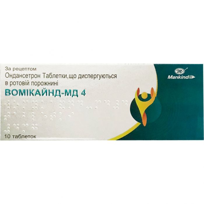 Вомікайнд-МД 4 таблетки 4 мг №10  ціна