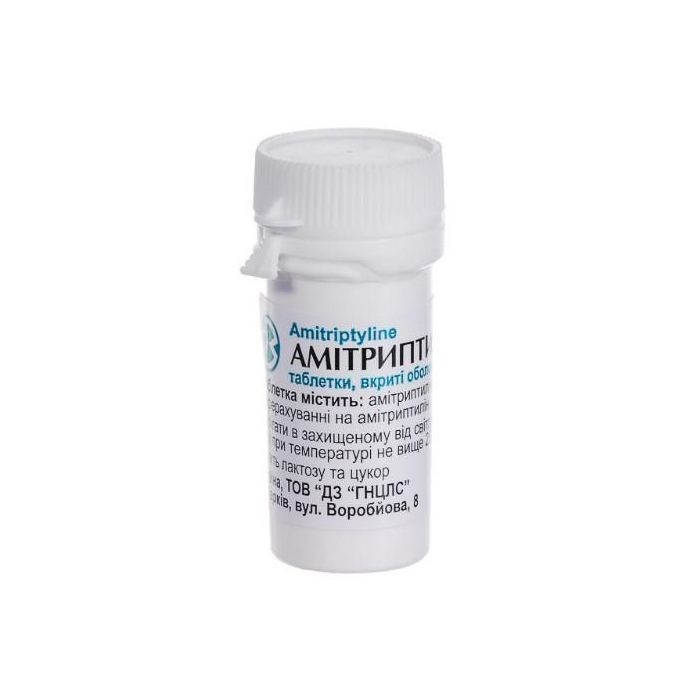 Амітриптилін 25 мг таблетки №25 купити