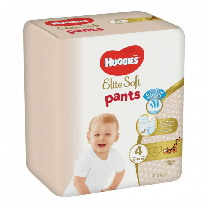 Підгузки Huggies (Хаггіс) Pants Elite Soft 4 small №21 в інтернет-аптеці