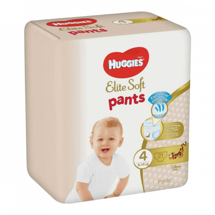 Підгузки Huggies (Хаггіс) Pants Elite Soft 4 small №21 в інтернет-аптеці