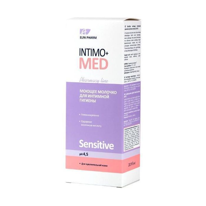 Гель Intimo+med Sensitive для интимной гигиены 200 мл ADD