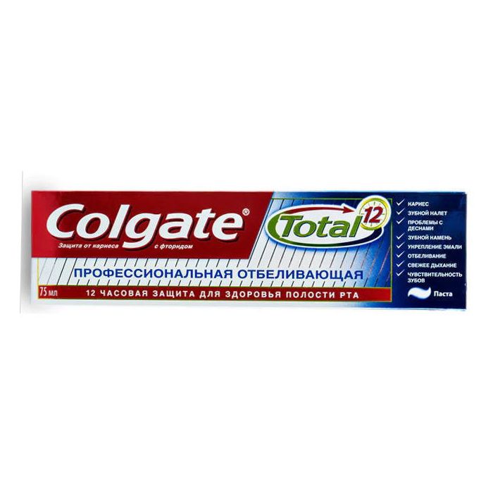 Зубна паста Colgate Тотал 12 Професійна відбілююча 75 мл в інтернет-аптеці