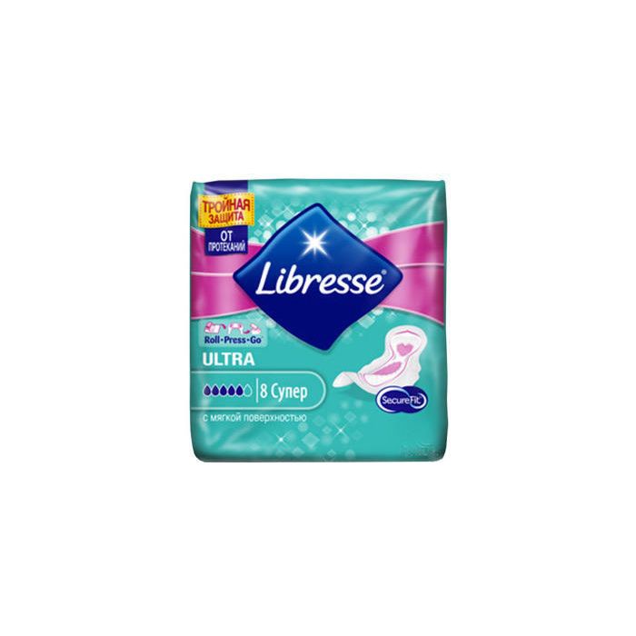 Прокладки Libresse Ultra Super Soft 8 шт в аптеці