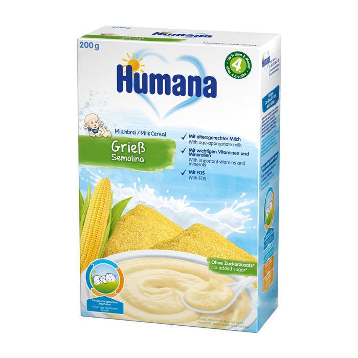 Каша Humana молочна кукурудзяна (з 6 місяців) 200 г ціна