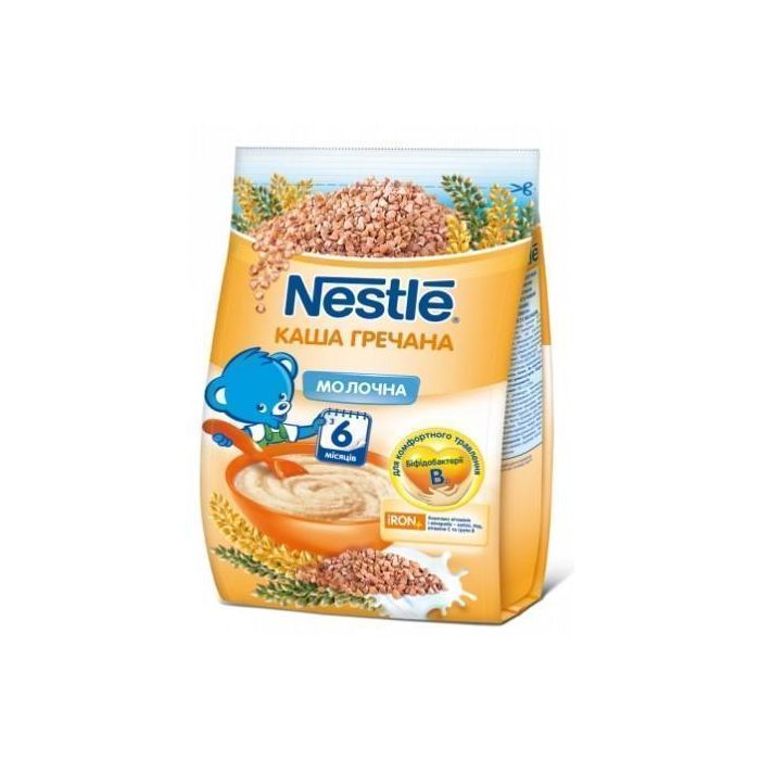 Каша Nestle молочная гречневая (с 6 месяцев) 180 г - фото №1 Каша Nestle молочная гречневая (с 6 месяцев) 180 г в аптеке