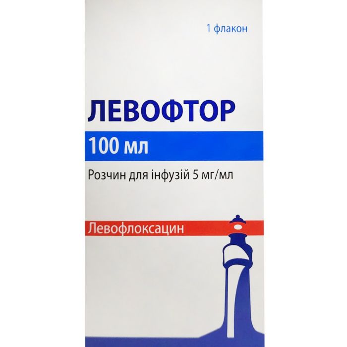 Левофтор 5 мг/мл розчин для інфузій 100 мл флакон №1 недорого