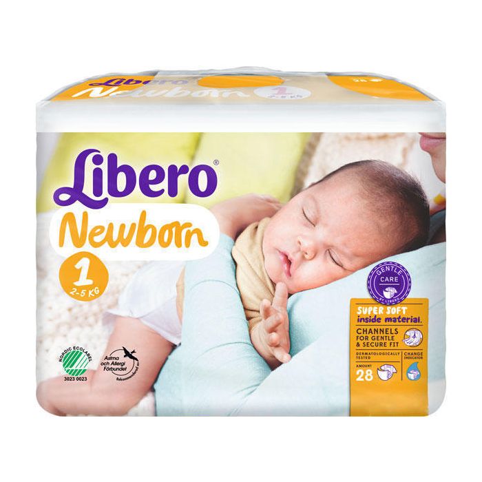 Підгузки Libero Newborn р.1 (2-5 кг) 28 шт замовити