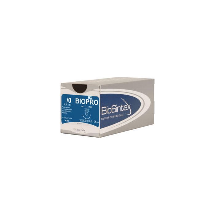 Біопро шовний матеріал USP 0 (1/2 кола) колюча голка 36,6 мм 100 см BX353 в аптеці