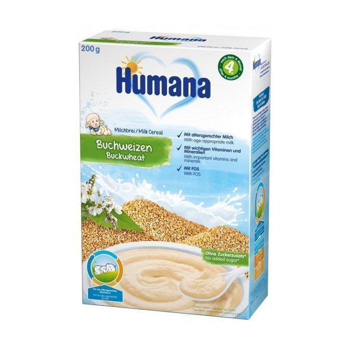 Каша Humana молочна гречана (з 6 місяців) 200 г в інтернет-аптеці