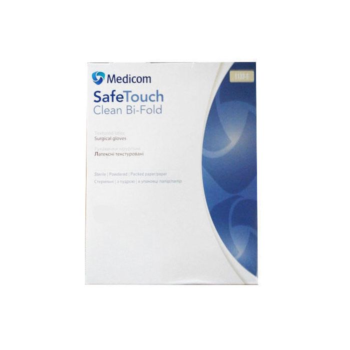 Рукавички Safe-Touch Bi-Fold хіругічні стерильні неопудрені (р 8.5) в інтернет-аптеці