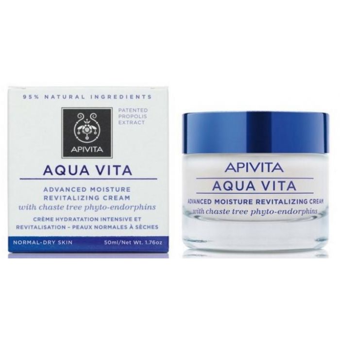 Крем Apivita AQUA VITA для інтенсивного зволоження нормальної/сухої шкіри з фітоендорфінами 50 мл ціна