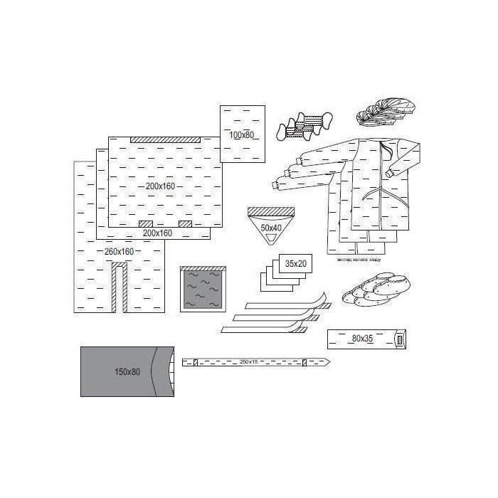 Комплект одягу та покриттів операційний для ортопедії (стегновий) 3/Б в аптеці