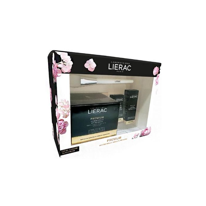 Набір Lierac Premium (Крем шовковистий 50 мл + Засіб для контуру очей 3 мл + Маска 10 мл + Щіточка для маски) замовити
