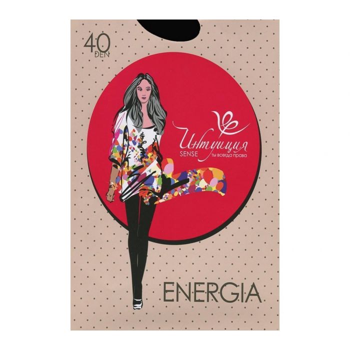 Колготы женские Интуиция Sense Energia 40 (р.4) черный недорого