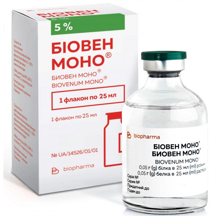 Біовен Моно 5% розчин для інфузій 25 мл ADD
