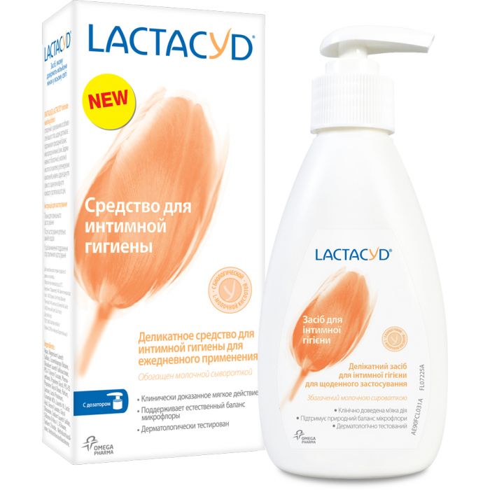 Засіб для інтимної гігієни Лактацид (Lactacyd) з дозатором 200 мл недорого
