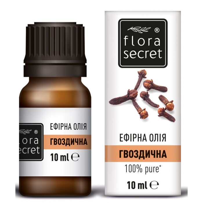 Масло эфирное Flora Secret Гвоздичное 10 мл цена