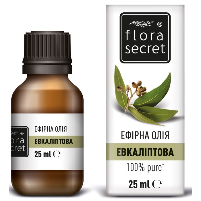 Олія ефірна Flora Secret евкаліптова 25 мл ціна