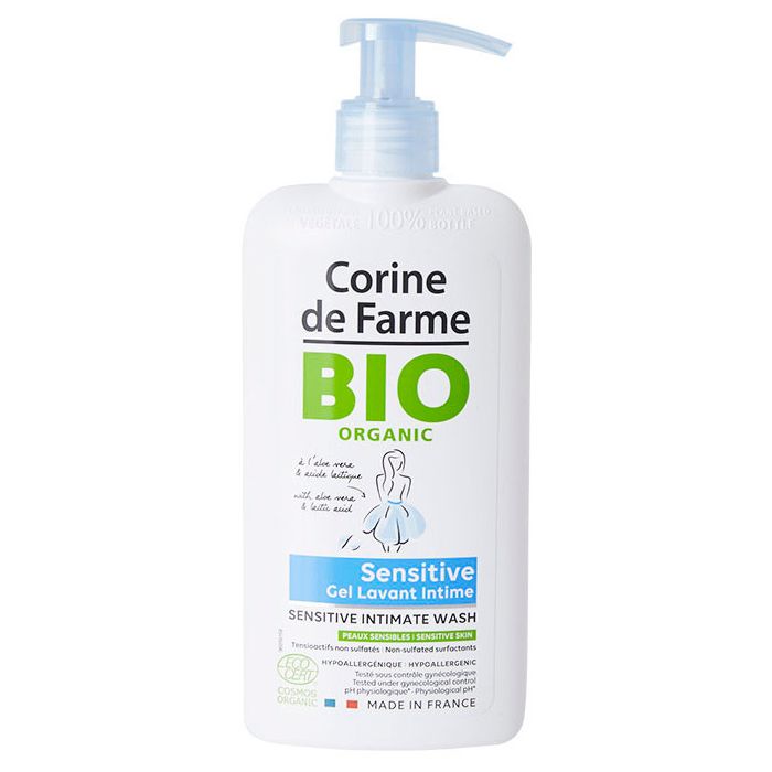 Гель для інтимної гігієни Corine de Farme (Корін Де Фарм) для чутливої шкіри, без сульфатів, 250 мл в аптеці