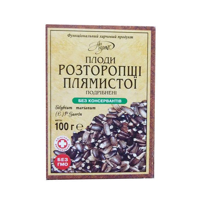 Расторопши пятнистой плоды 100 г - фото №1 Расторопши пятнистой плоды 100 г ADD