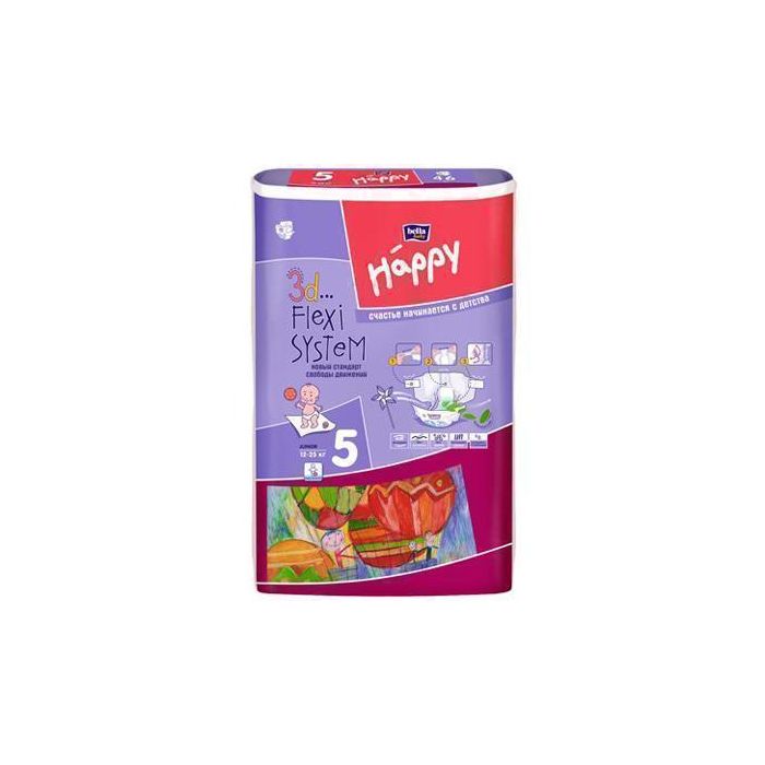 Підгузки Happy Junior р.5 (12-25 кг) 58 шт замовити