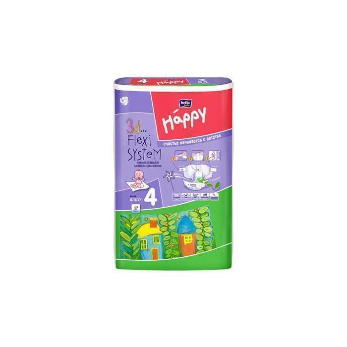 Подгузники Happy Maxi 4  (8-18 кг) 70 шт в аптеке