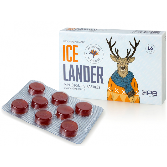 Icelander (Айслендер) льодяники для горла №16 в інтернет-аптеці