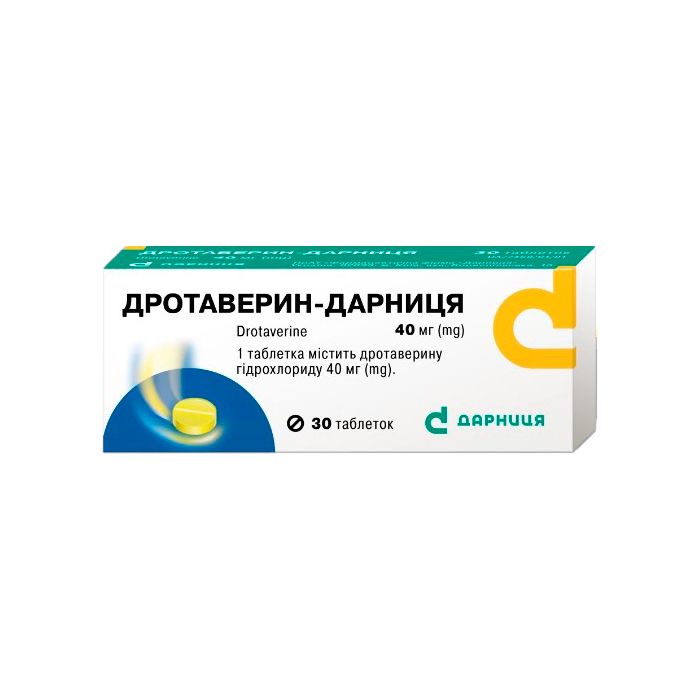 Дротаверин-Дарница 40 мг таблетки №30 цена