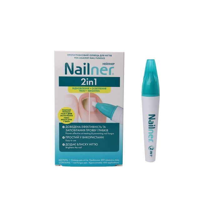 Nailner (Нейлнер) 2в1 протигрибковий олівець для нігтів 4 мл недорого