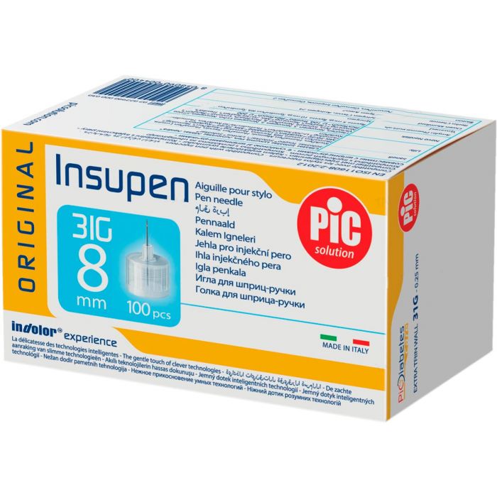 Голка для шприц-ручки Insupen G31 (0,25 x 8 мм), 100 шт. ADD