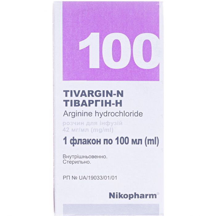 Тіваргін-Н 42 мг/мл розчин для інфузій флакон 100 мл ADD