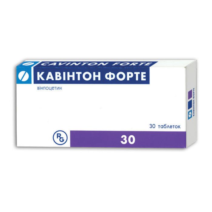 Кавінтон форте 10 мг таблетки №30  в інтернет-аптеці
