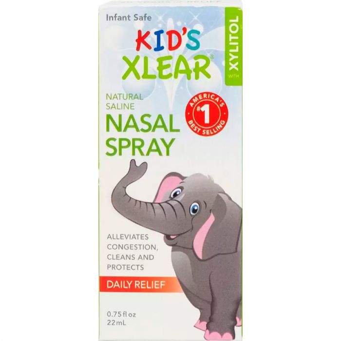 Xlear (Клеар) дитячий натуральний сольовий з ксилітом назальний спрей 22 мл ціна