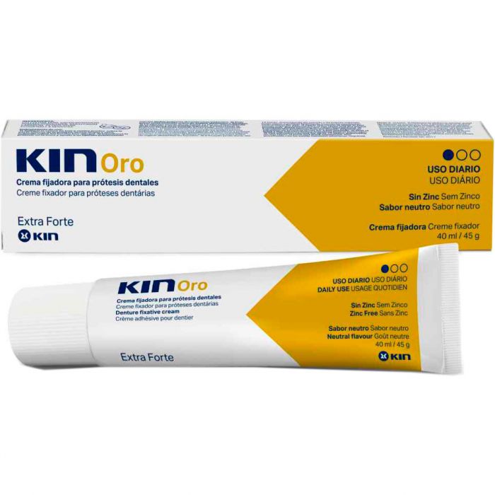 Крем Кін (Kin) Oro для фіксації зубних протезів 40 мл в інтернет-аптеці