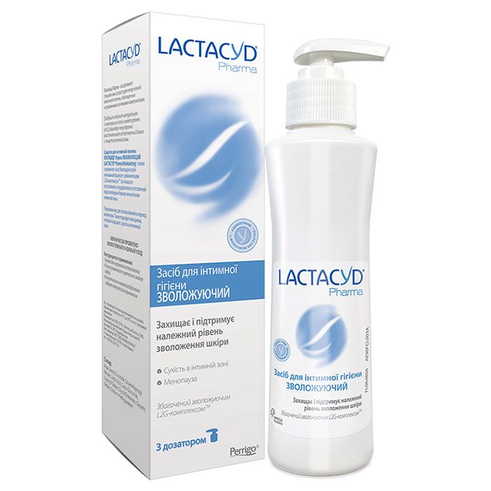Засіб для інтимної гігієни Лактацид (Lactacyd) Зволожуючий з дозатором 250 мл недорого
