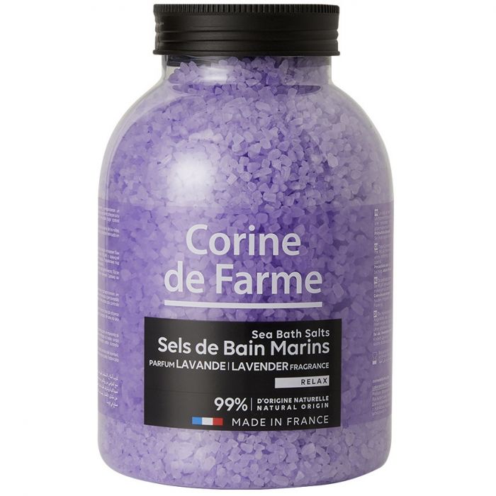 Соль морская Corine De Farme (Корин Де Фарм) для ванн Лаванда 1,3 кг  недорого