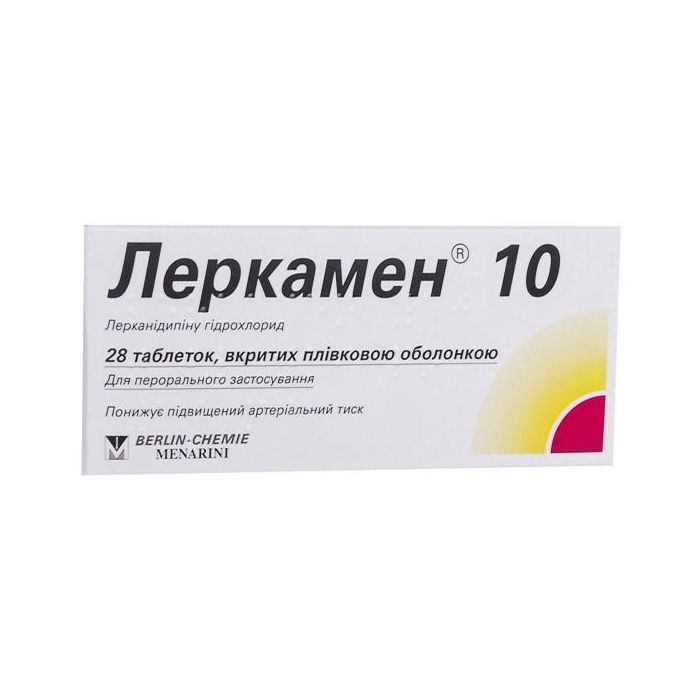 Леркамен 10 мг таблетки №28 в интернет-аптеке